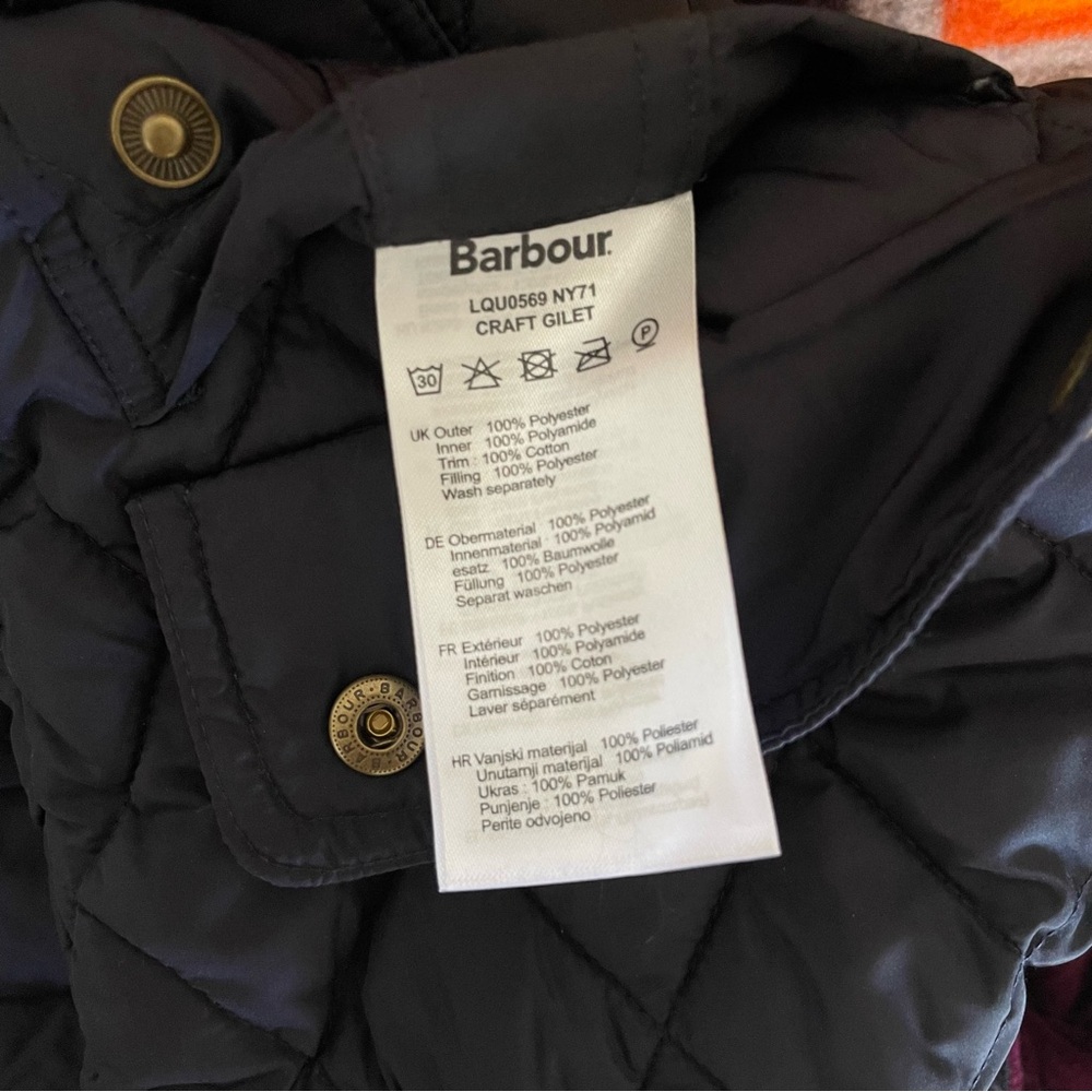 Barbour x Morris & Co Craft Gilet Quilted Puffer Vest - Picture 13 of 15